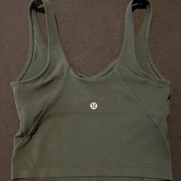 Lululemon Green Sports Bra, Size 2 - Picture 1 of 7